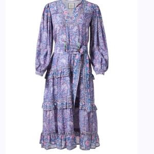 Bell Alicia Bell Isla Floral Blue Dress